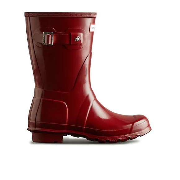 HUNTER 'Original Short' Gloss Rain Boot - Picture 4 of 9